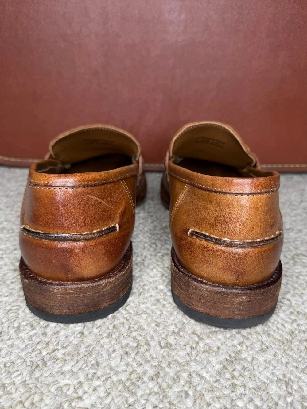 Frye Tyler Flex leather Penny loafers